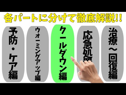 【有料級!!】サッカーの怪我を1日でも早く治すには 【クールダウン編】