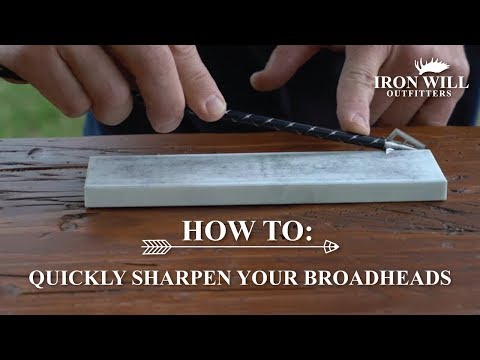 How to Quickly Sharpen Broadheads