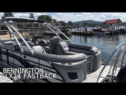 The 2022 Bennington LX24 Fastback Review.  Full Features & Benefits Review.  Futrell Marine.