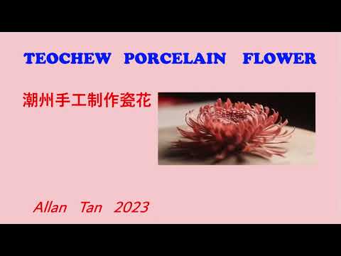 Teochew Porcelain Flower (潮州手工制作瓷花)