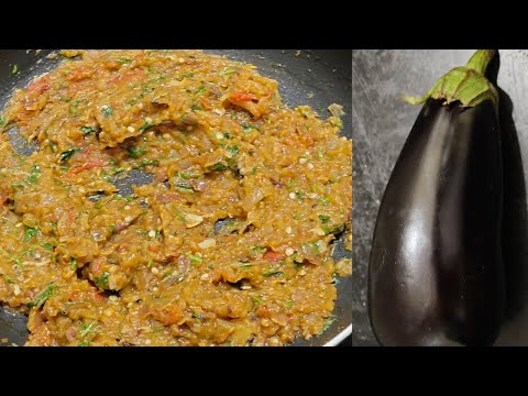 Baingan Bharta Recipe in Kannada | Burnt Brinjal recipes for chapati/roti | badanekayi chutney