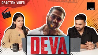 Deva Movie 2025 | Teaser Reaction Video | Shahid Kapoor | Pooja Hegde | Social Kandura Reacts