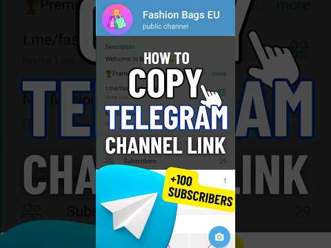 How to Copy Link Telegram Channel/Group