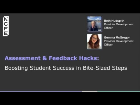 Assessment & Feedback Hacks: Boosting Student Success in Bite-Sized Steps