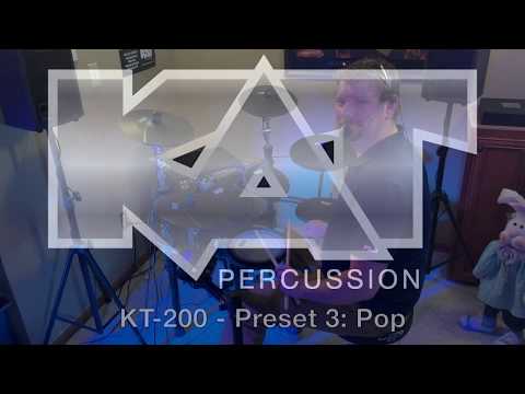 KT 200 Electronic Drumkit: Preset 3 - Pop