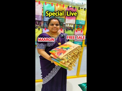 Chennai Old Washermenpet Hanishkas Sarees Margin Free Live Sale, madras vlogger