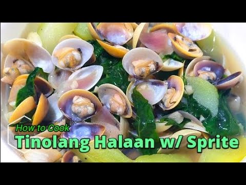 MANAMIS-NAMIS TINOLANG HALAAN W/ SPRITE (How to cook Tinolang Halaan w/ Sprite / Filipino Recipe)