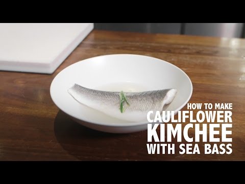 How to Make Cauliflower Kimchee/Kimchi With Sea Bass