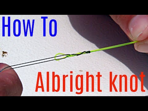 How To Tie The Albright Knot | 4 Easy Steps