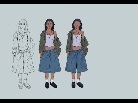 Street style outfit! Quick Sketch💫 art