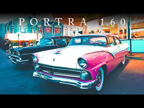 The Signature Film Photography Look of Classic Cars & Portra 160