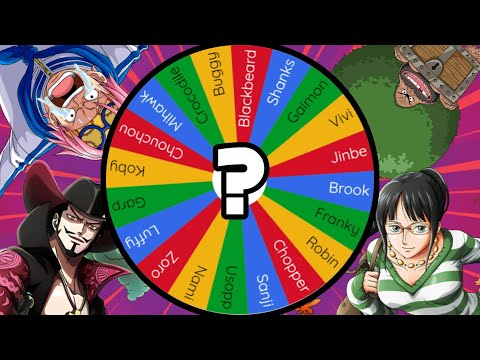 Spin The Wheel: Random One Piece Character Discussion!