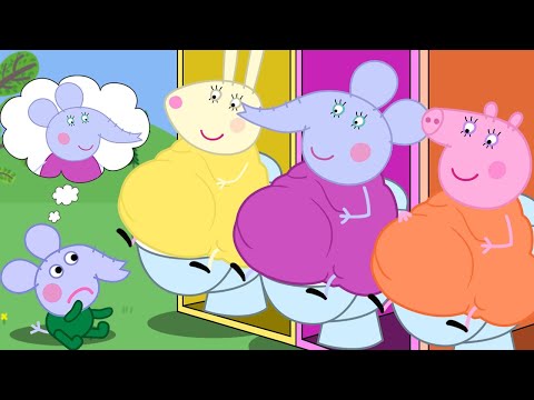 Edmond Will Be Choose The Right Mummy Elephant?? | Peppa Pig Funny Animation