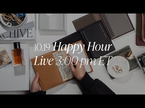 Planner Restocks and New 2024 Dated Bundles | Happy Hour Live 10.19.23 | Cloth & Paper