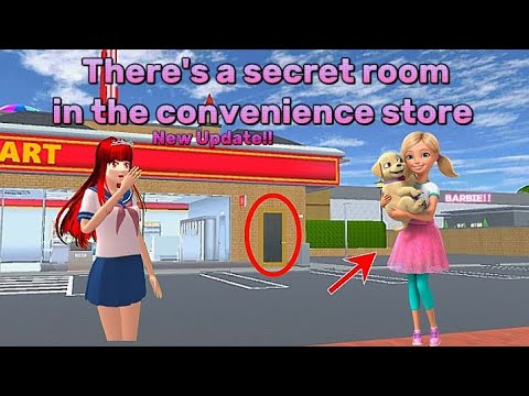 Barbie Secret Room غرفة باربي السرية في Sakura School Simulator