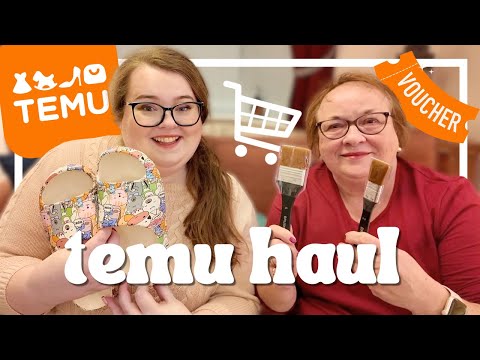 MUM'S TEMU HAUL | clothing, crafts, gifts & more | 2024