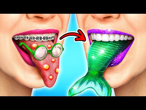 How to Become a MERMAID in Jail! 🧜‍♀️ Extreme Makeover From Nerd to Mermaid by La La Life Emoji