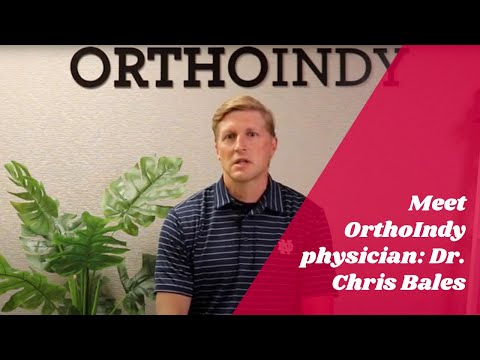 Meet OrthoIndy Physician: Dr. Chris Bales