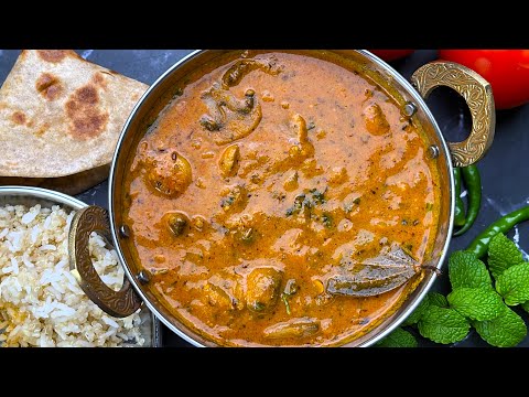 Mushroom Masala Curry| Mushroom Recipe | Simple and Tasty Mushroom Curry