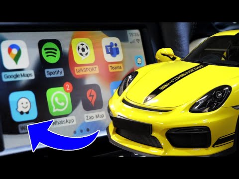 Apple Carplay / Android Auto Into This PORSCHE Cayman GT4!