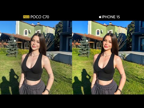 The New POCO C70 VS iPhone 15 | Camera Test