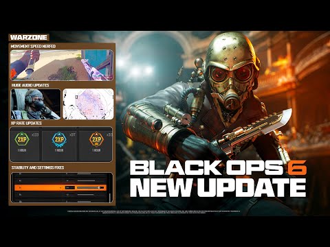 HUGE SURPRISE BO6 WARZONE UPDATE PATCH NOTES! (MOVEMENT NERFS, AUDIO CHANGES, XP & MORE!)