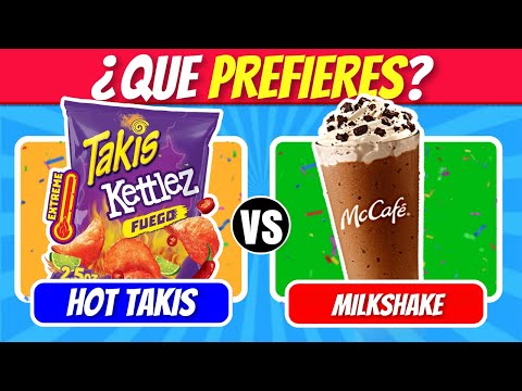 ¿Que Prefieres…? Edicion Comida Basura y Bebidas 🍔🍟