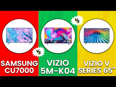 Samsung CU7000 vs VIZIO 5M-K04 vs VIZIO V Series 65" - Smart TV Comparison! (Which One Is Better?)