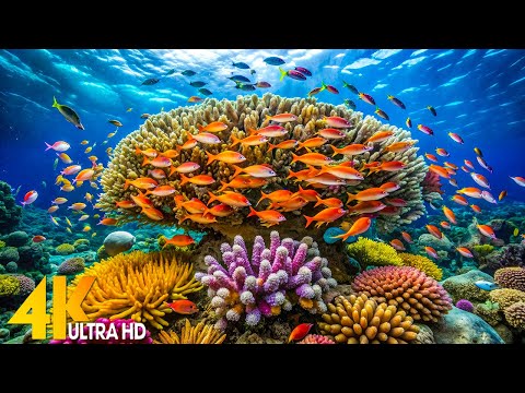 [NEW] 11H Stunning 4K Underwater Wonders - Coral Reefs, Fish & Colorful Sea Life | Relaxing Music #2