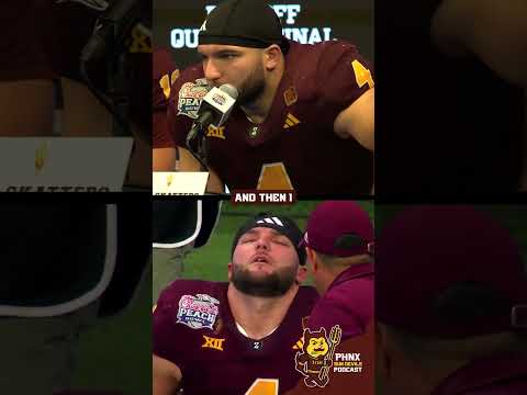 Why ASU's Cam Skattebo Threw Up During Peach Bowl Loss To Texas