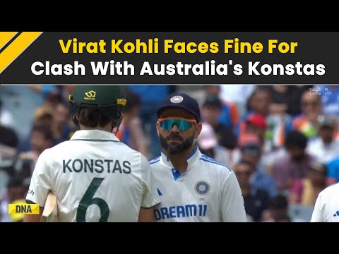 IND Vs AUS Highlights: Virat Kohli Fined 20 Percent Match Fee For Bumping Into Sam Konstas