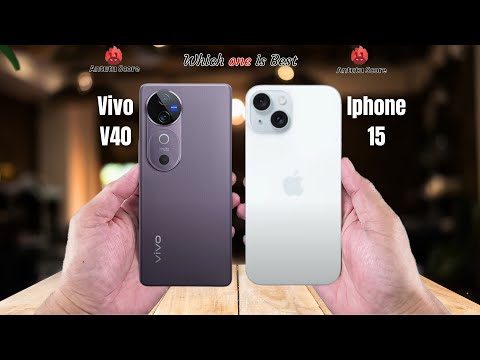 Vivo V40 vs Iphone 15  Full comparison ⚡Which one is Best