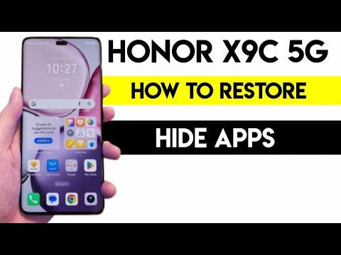 Hidden Apps Not Showing? Restore Them on HONOR X9C 5G #honorx9c