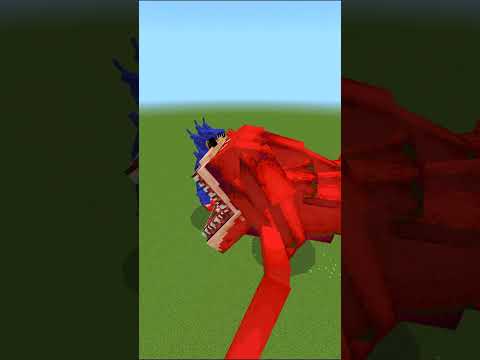 Shin Sonic Final Form addon in Minecraft Bedrock