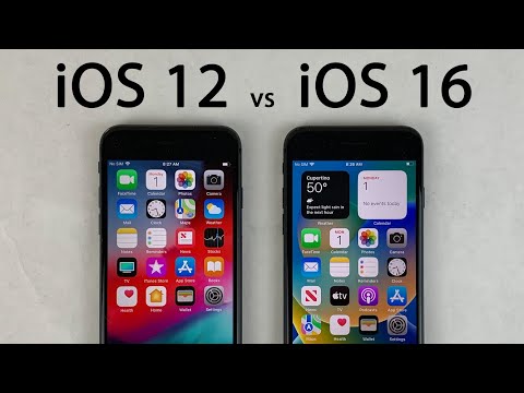 iOS 12 vs iOS 16 on iPhone 8 - Old iOS vs Latest iOS!