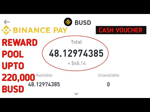 Binance Pay Reward | Send $0.01 Crypto via Binance Pay to Get 2000 busd Cash Voucher | 220k BUSDpool