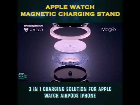 RAEGR Arc M1700 | MagFix Series | | 3in1 Apple Charger (Watch Airpods iPhone) - NSM