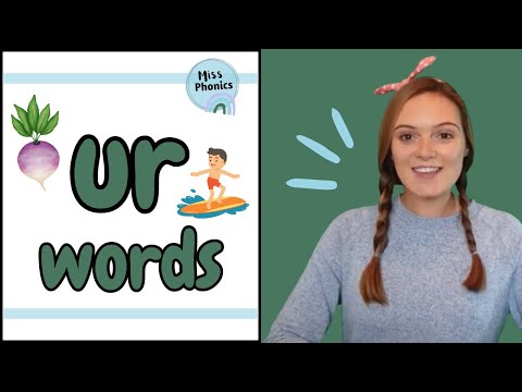 Learn to Blend 'ur' Words with Miss Phonics | Phonics Blending Practice for Kids | British Teacher