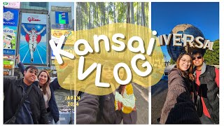 JAPAN VLOG | First night in Osaka, Osaka Amazing Pass (Osaka Castle, HEP 5, Umeda Sky)