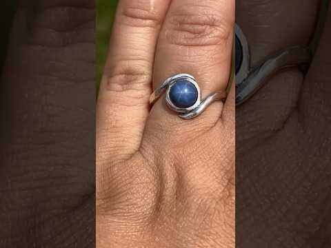 Part II: handmade Star sapphire Ring #silversmith #handmadejewelry #asmr #handmade #asmrsounds #ring