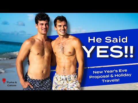 HE SAID YES!!  ||  Turks & Caicos New Year's Eve Proposal