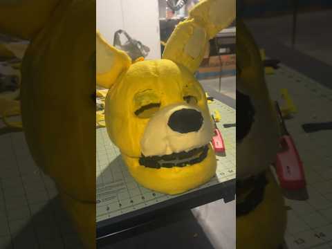 Spring Bonnie 2.0 is here (almost done) #fivenightsatfreddys #fnafcosplay #shorts #fyp #cosplay