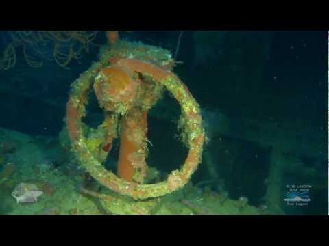 Aikoko Maru, Truk Lagoon. Dive this Japanese WWII shipwreck with Blue Lagoon Dive Shop.