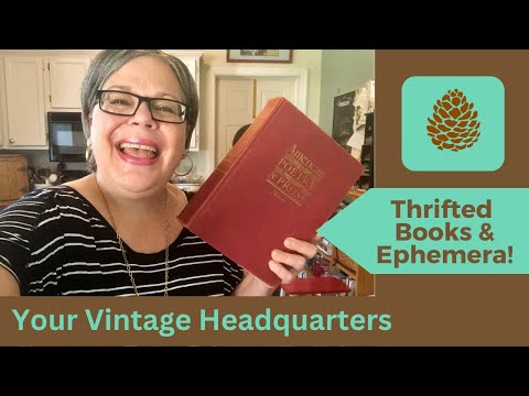 VINTAGE BOOKS & EPHEMERA! THRIFT STORE - FLEA MARKET - ESTATE SALE HAULS