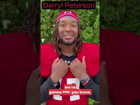 Darryl Peterson talks about Tawee Walker and young Badgers running backs! #shorts #badgers