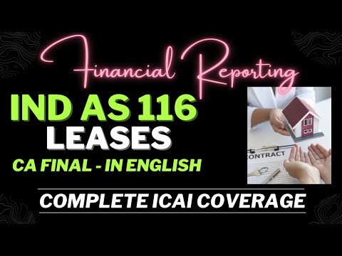 IND AS 116 in ENGLISH - Leases (CA FINAL FR) - Part 1