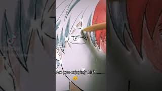 Shoto Todoroki 😍❄️🔥/ Anime fanart tiktok / My hero academia fanart Boku no hero academia 僕のヒーローアカデミア