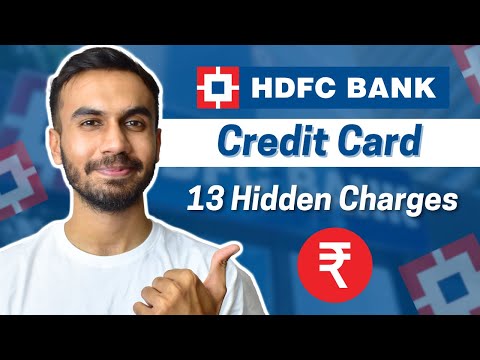 HDFC Credit Card Charges Per Year | एचडीएफसी क्रेडिट कार्ड चार्जेस | HDFC Credit Card Hidden Charges