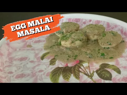 Egg Malai Masala, ready in 5 minutes. Creamy Egg Curry, Egg Malai Curry.