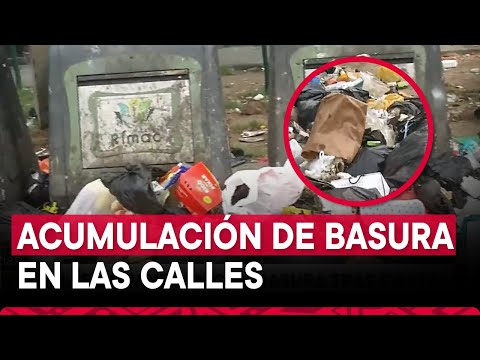 Rímac: calles lucen repletas de basura tras celebraciones de fin de año